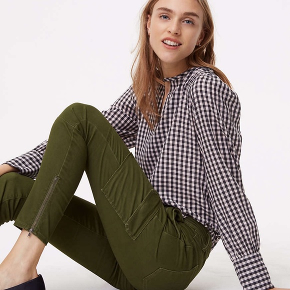 LOFT WOMEN PANT SiZE 6 BLACK COLOR - Picture 3 of 8